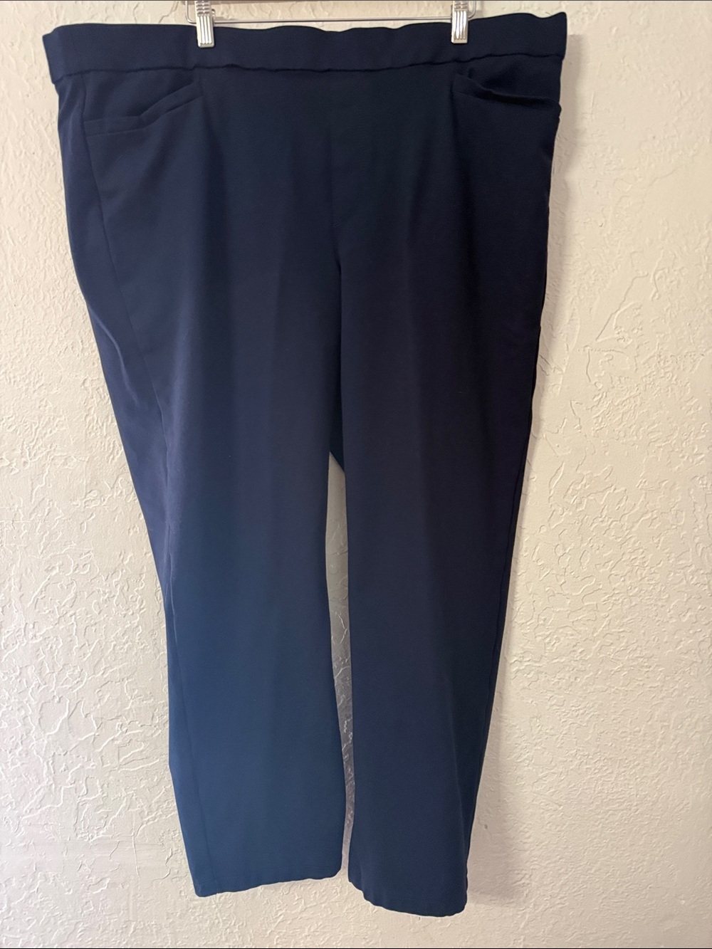 Gloria Vanderbilt Navy Stretch Trousers